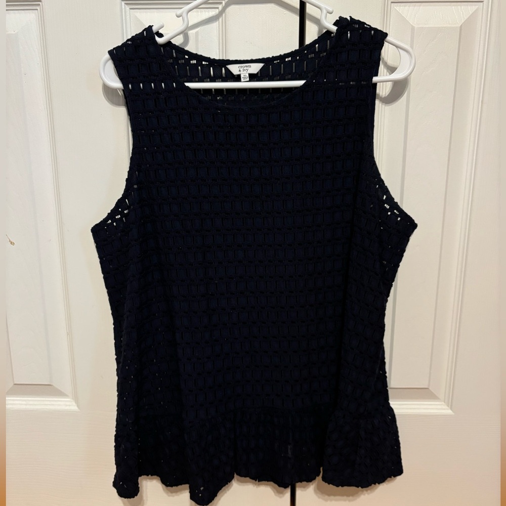 Crown & Ivy blouse XL
